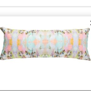 LAURA PARK BROOKS AVENUE LINEN COTTON PILLOW  14x36